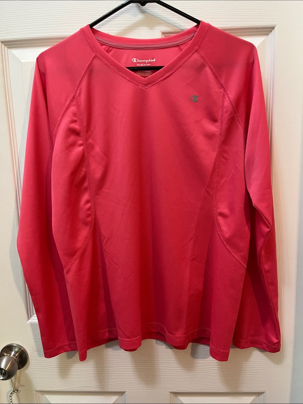 Champion Pink Long Sleeve Performance Top